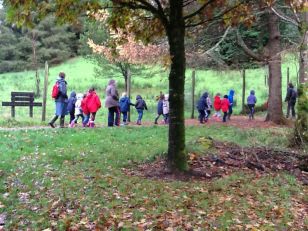 Year 2/3 Gruffalo trail at the Gortin Glens