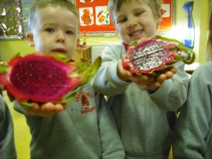 Nursery learns about fruits of the world
