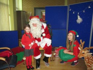 Year 1 Visit Santa