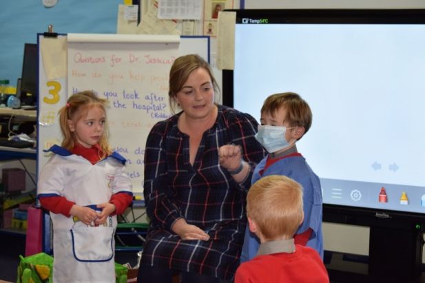 A real DOCTOR visits Year 1!