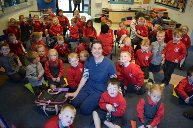 Dr Lucy visits Year 1!