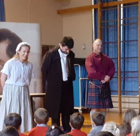 Robbie Burns visits OCPS