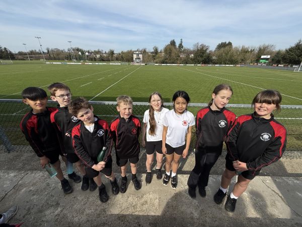 P6 Boys and Girls Compete at St Mary’s Cross Country